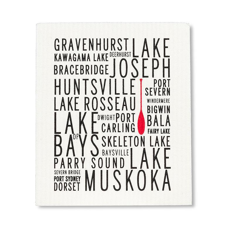 Muskoka Lakes Dishcloth (set of 2)