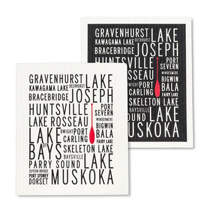 Muskoka Lakes Dishcloth (set of 2)