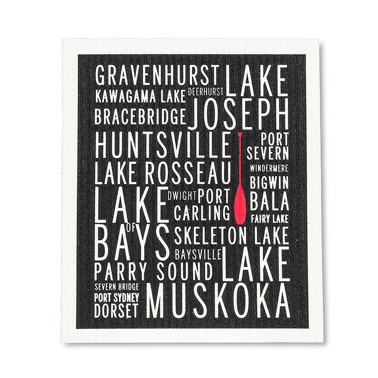 Muskoka Lakes Dishcloth (set of 2)