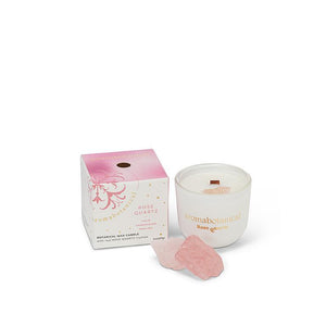 Aromabotanical - Rose Quartz Crystal Mini Candle