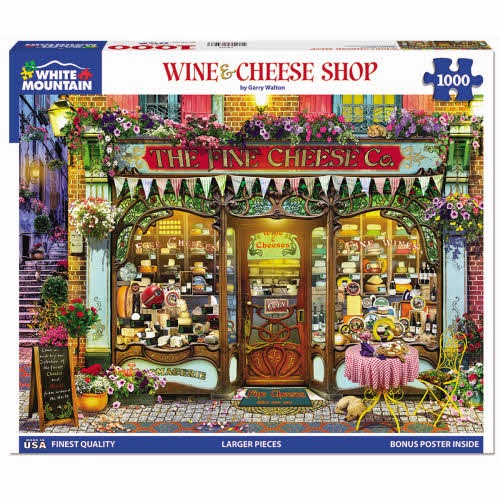 Wine & Cheese Shop Puzzle 1000pc Puzzle