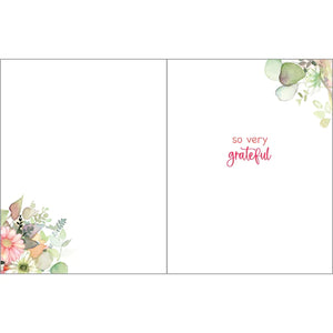 Gerbera Daisies Thank You Greeting Card