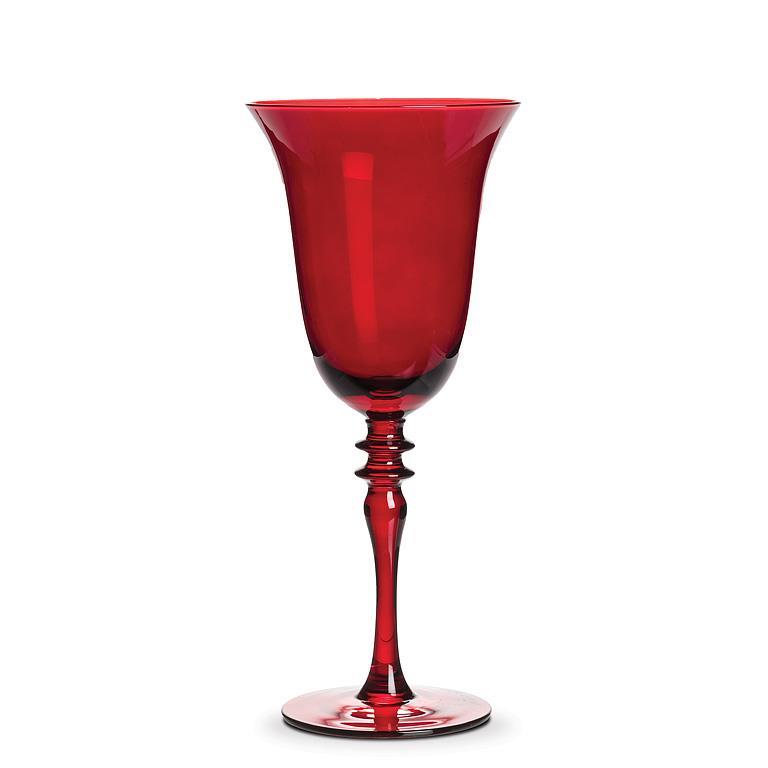 Flared Goblet with Ornate Stem