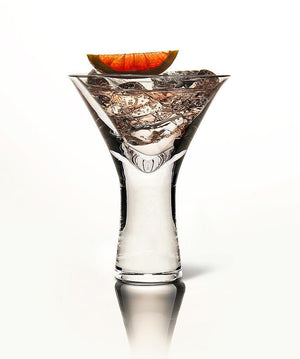 Heavy Sham Martini Glass