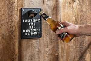 Rescued Beer Wall Bottle Opener