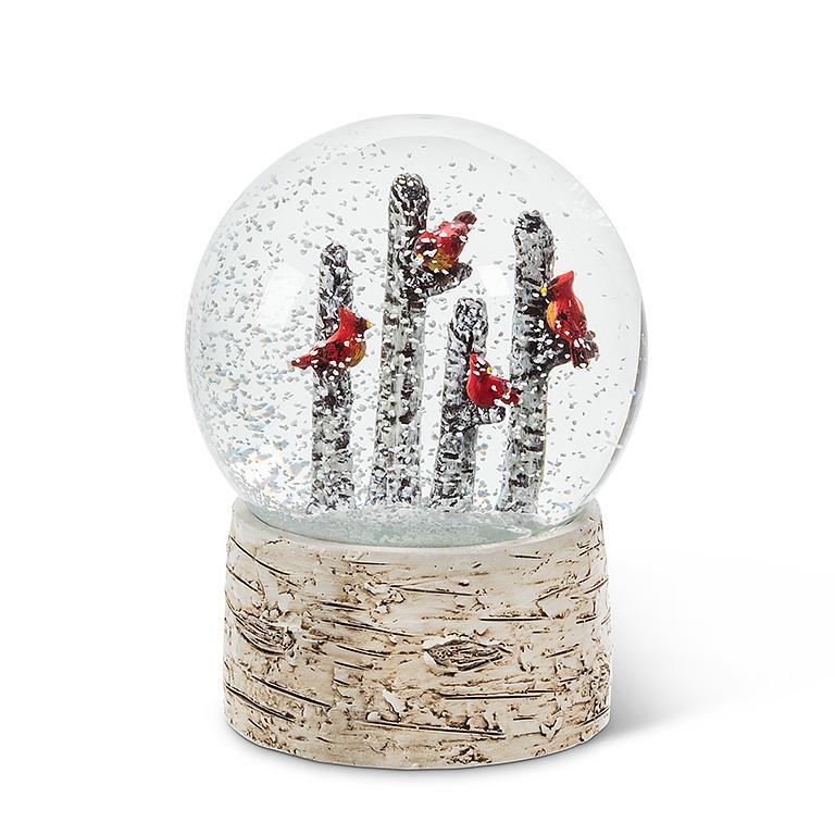 Cardinals on Trees Snow Globe