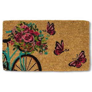 Butterfly and Bike Doormat