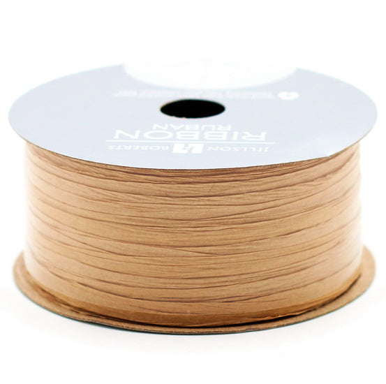 Paper Raffia Ribbon - Kraft (1/4" x 50')