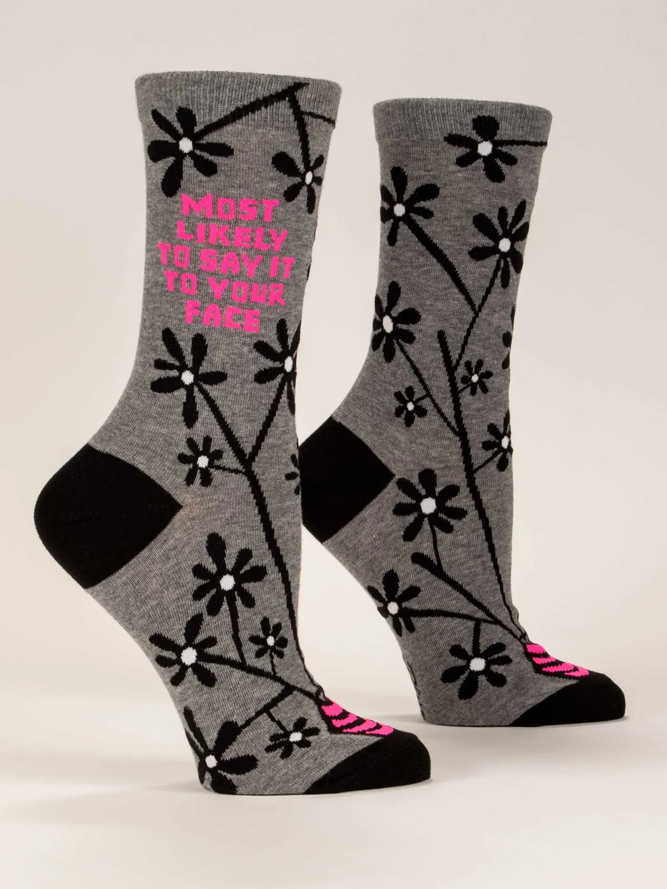 Most Likely To Say It To Your Face W-Crew Socks