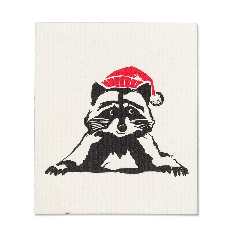 Raccoon with Hat Dishcloths (Set of 2)