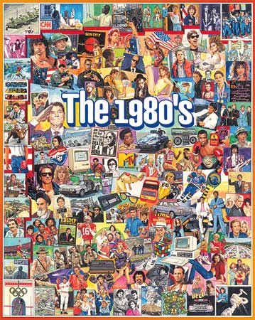 The Eighties (868pz) - 1000 Piece Jigsaw Puzzle