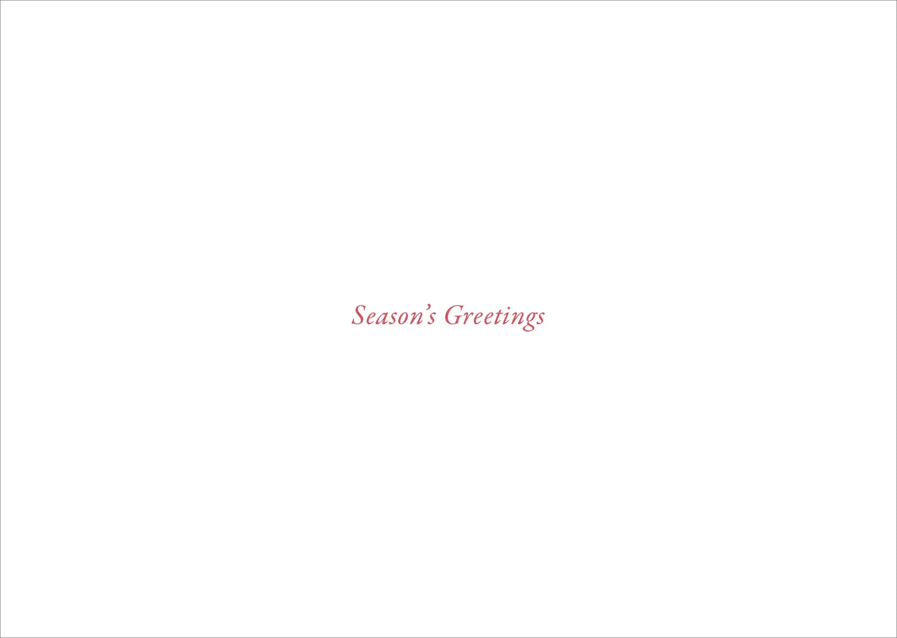 Merry Evergreens Deluxe Boxed Holiday Cards