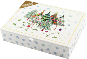 Merry Evergreens Deluxe Boxed Holiday Cards