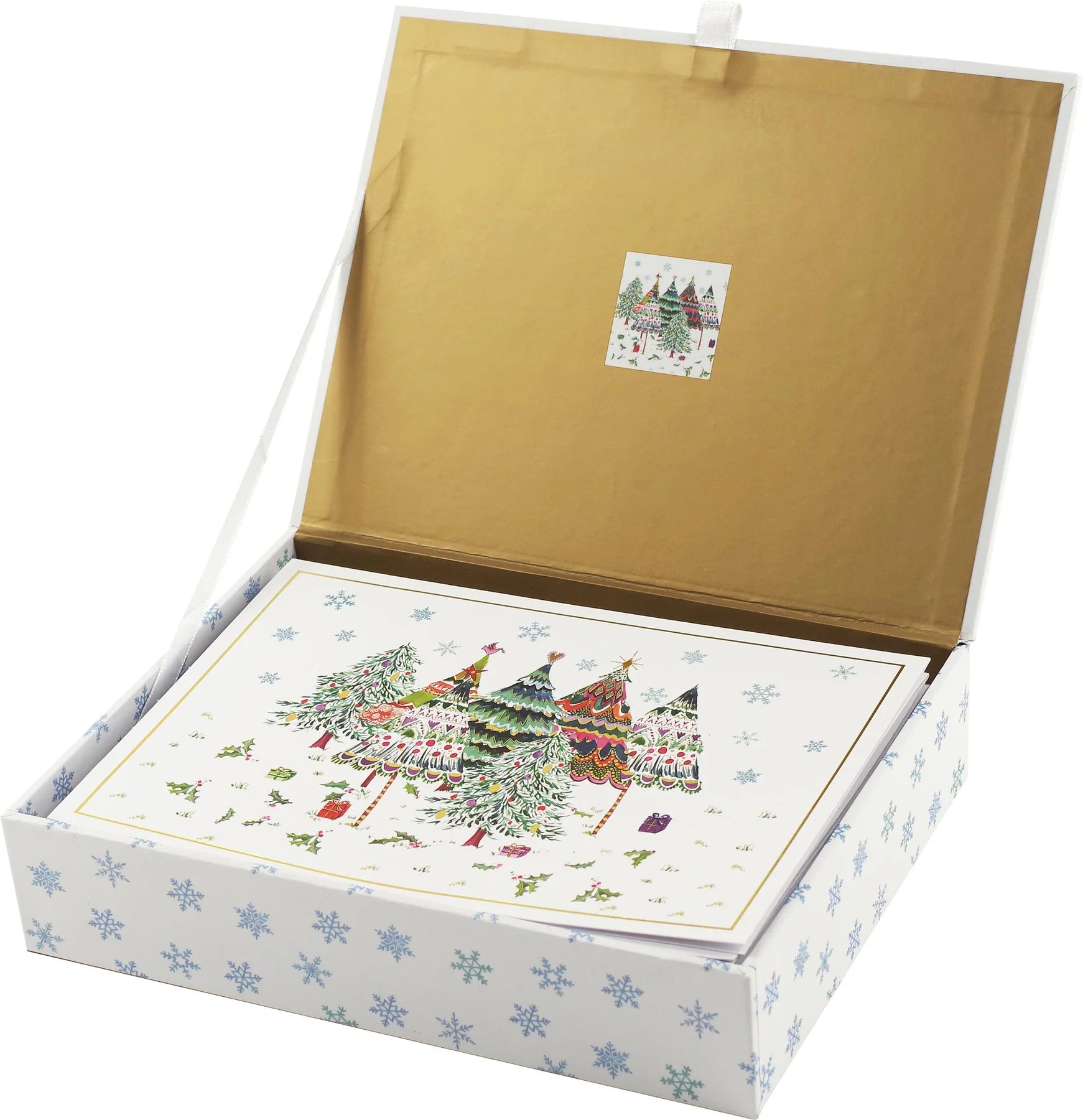 Merry Evergreens Deluxe Boxed Holiday Cards