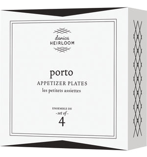 Porto Stamped Plates (Set of 4)