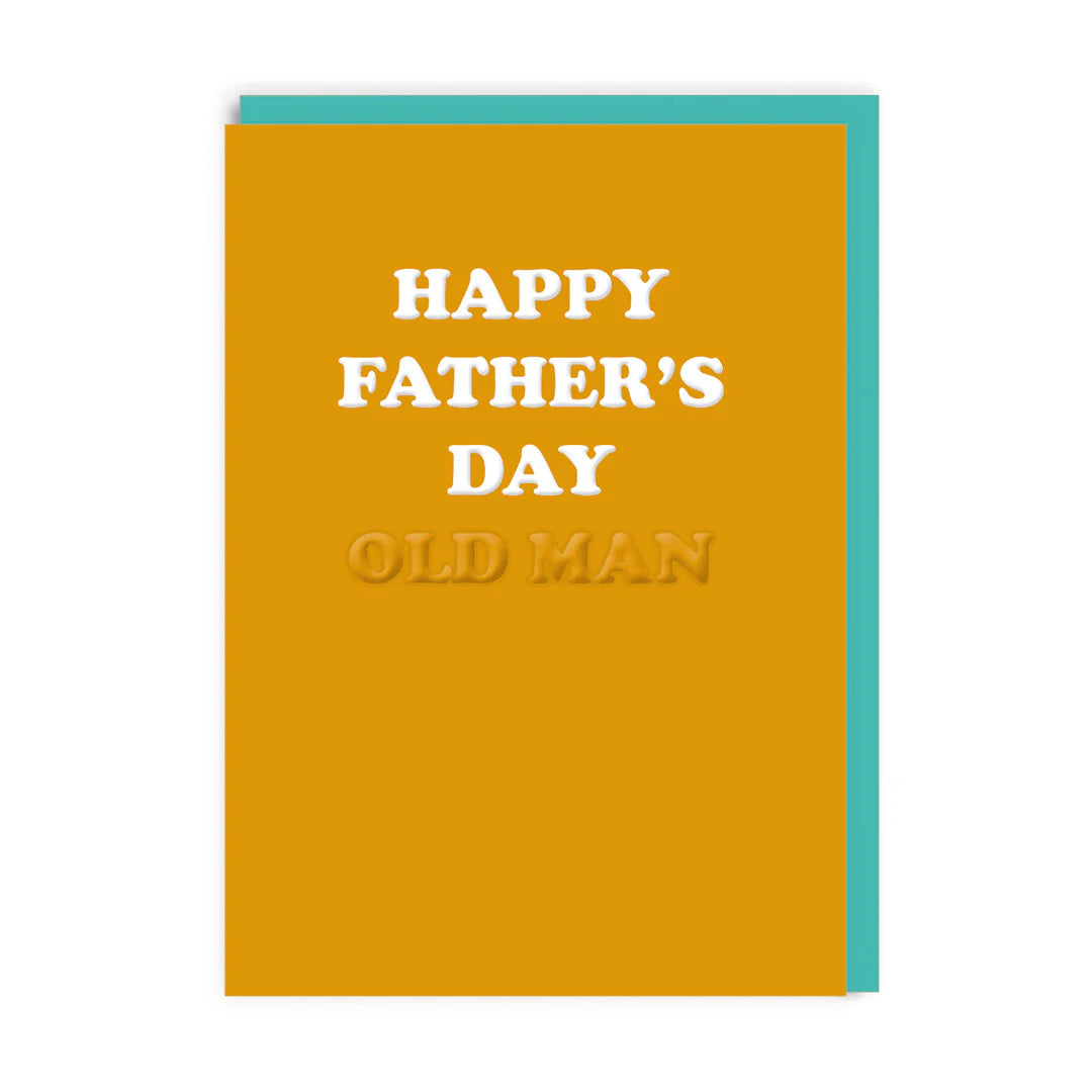 Happy Father’s Day Old Man Greeting Card