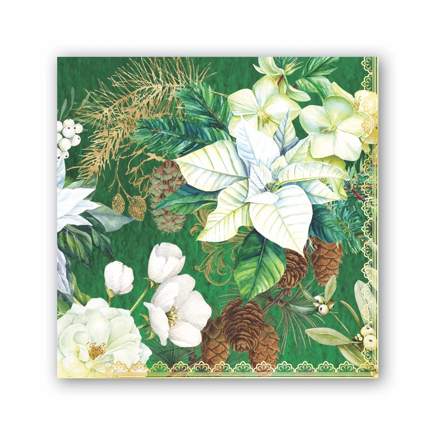 Winter Blooms Cocktail Napkins