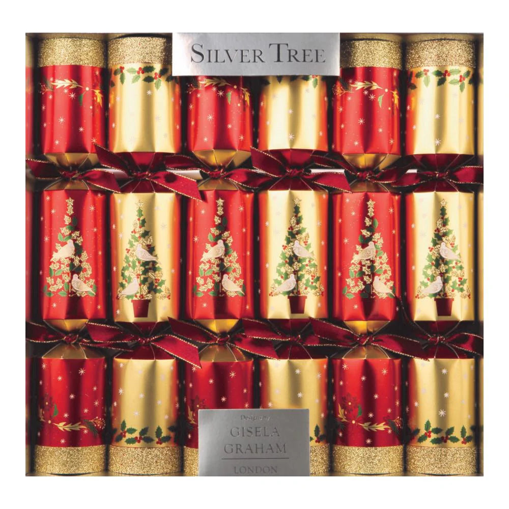 Deluxe Holiday Crackers 6PK Turtle Doves