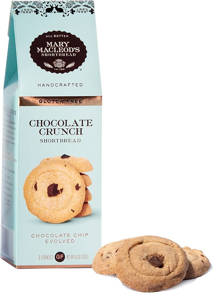 Mary Macleods  Gluten Free Chocolate Crunch Shortbread Cookies