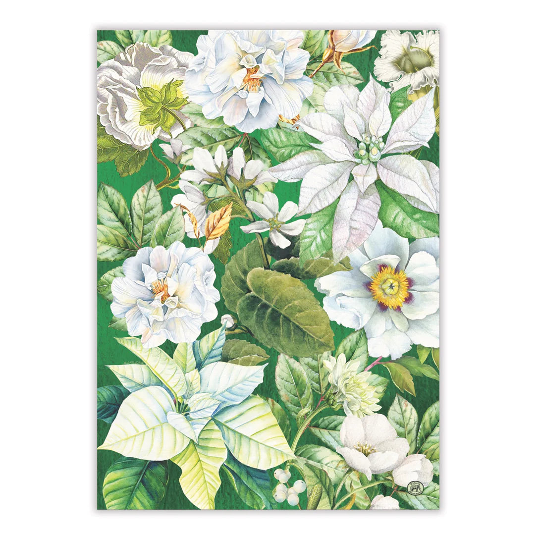 Winter Blooms Kitchen Towel