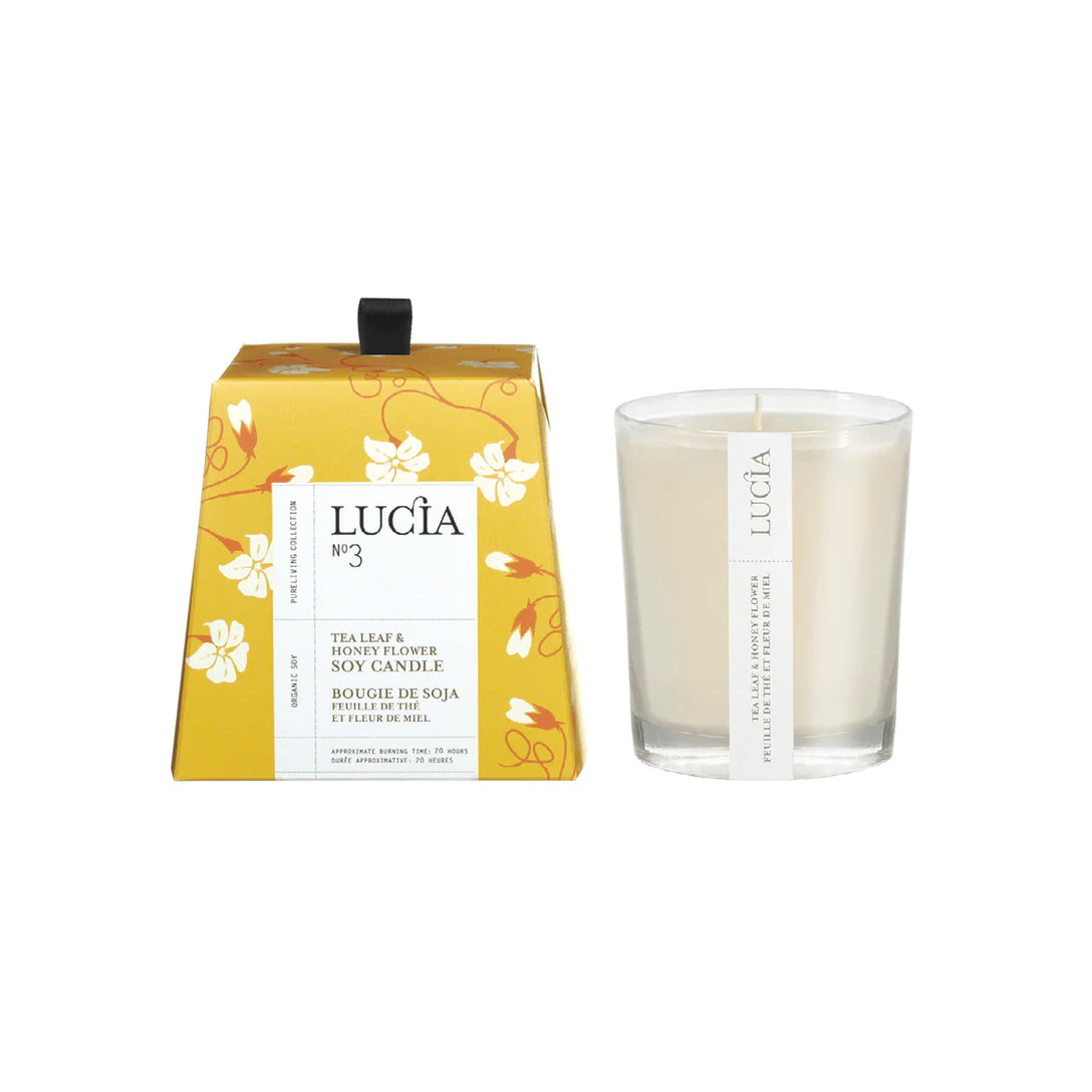 N°3 Tea Leaf & Honey Flower Soy Candle