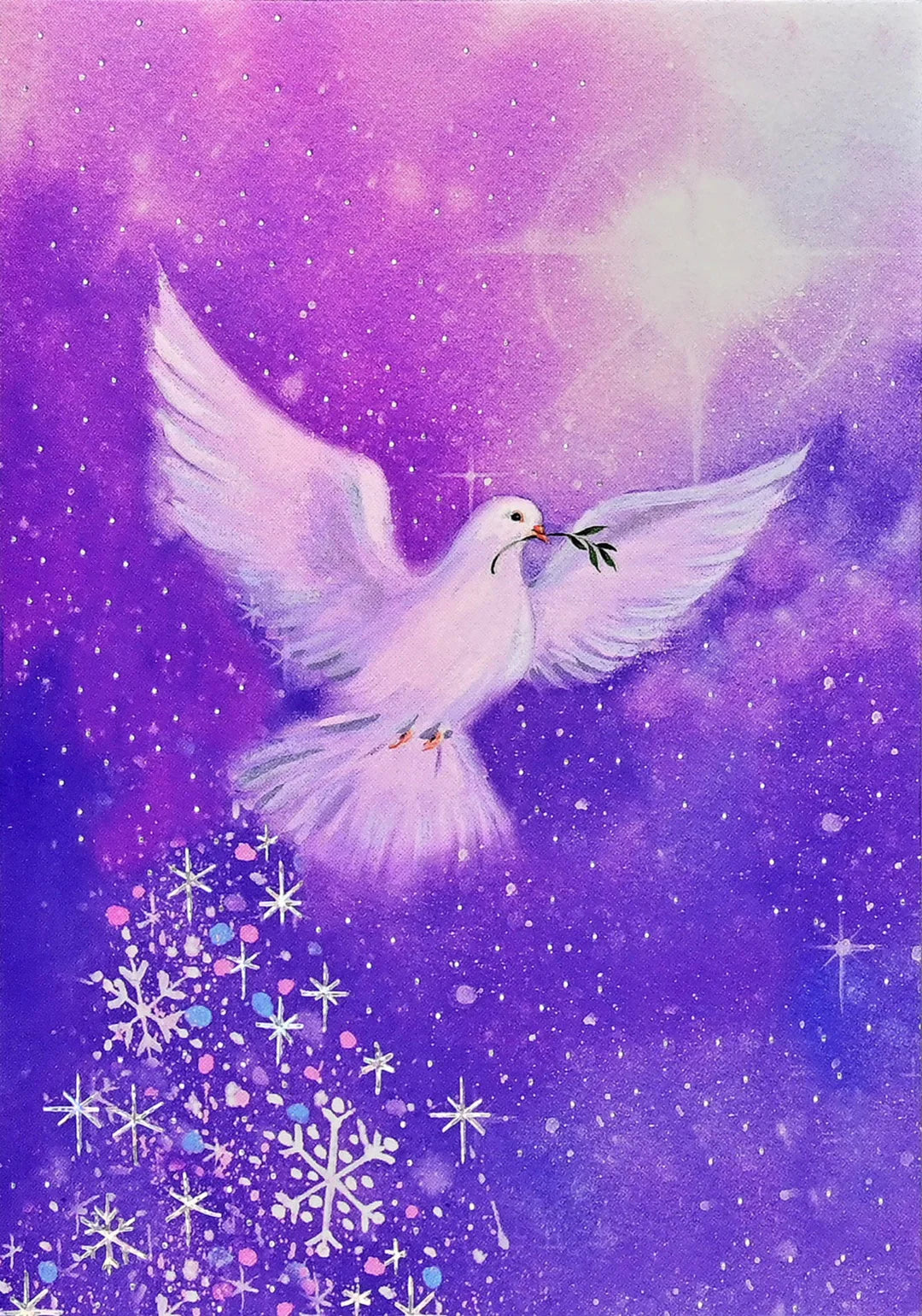 Holiday Cards Dove and Stardust