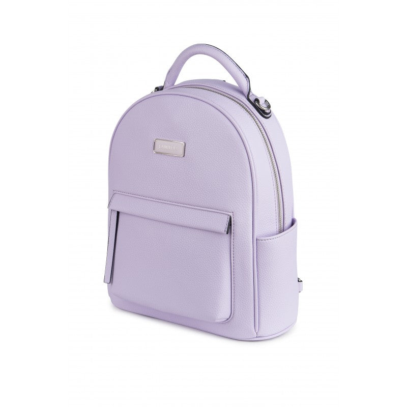 The Maude - Lavender Vegan Leather Backpack