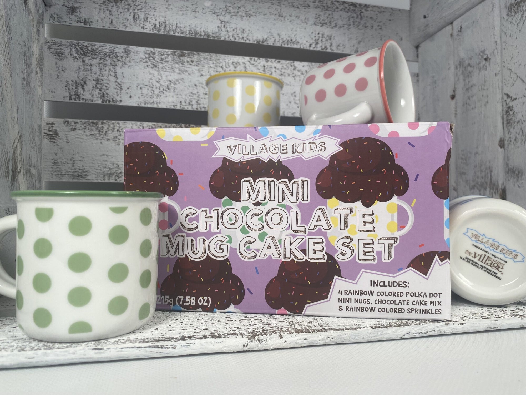 Mini Chocolate Mug Cake Set