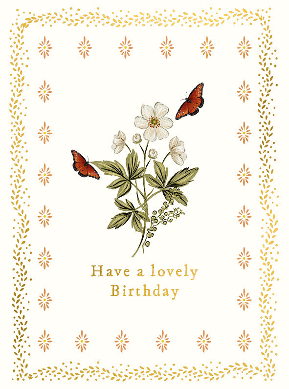 Butterflies Birthday Greeting Card