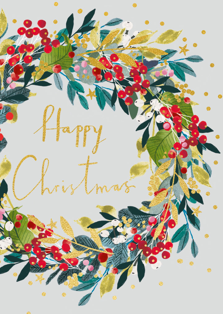 Christmas Wreath Greeting Card