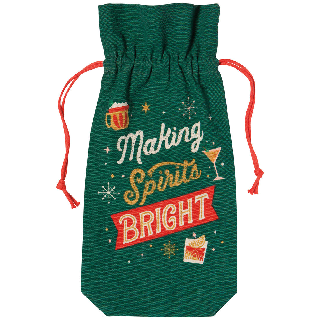 Spirits Bright Wine Bags (Set of 2)