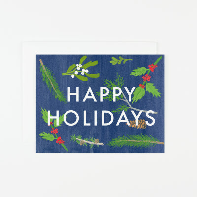 Holiday Greenery Card