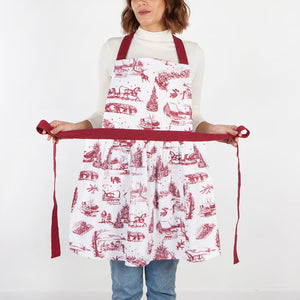 Winter Toile Classic Apron