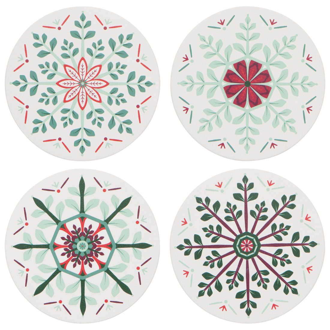 Good Tidings Soak Up Coasters (Set of 4)