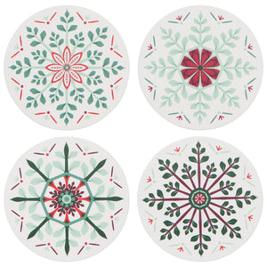 Good Tidings Soak Up Coasters (Set of 4)