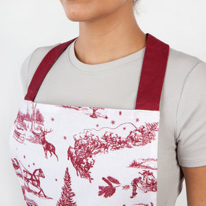 Winter Toile Classic Apron