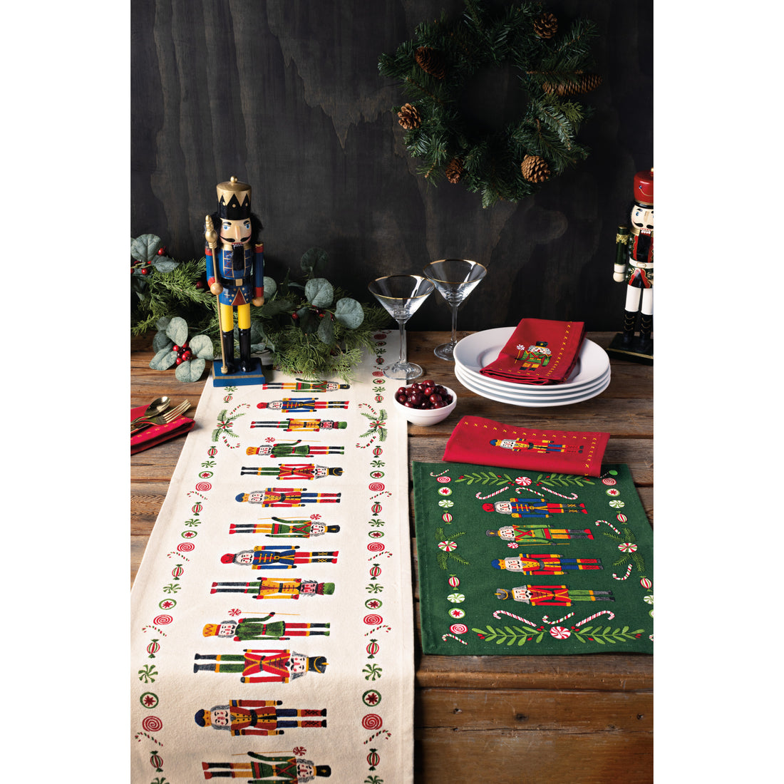 Nutcracker Printed Table Runner