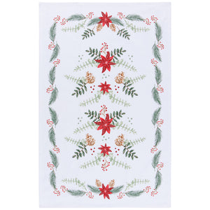 Poinsettia Cotton Dishtowel