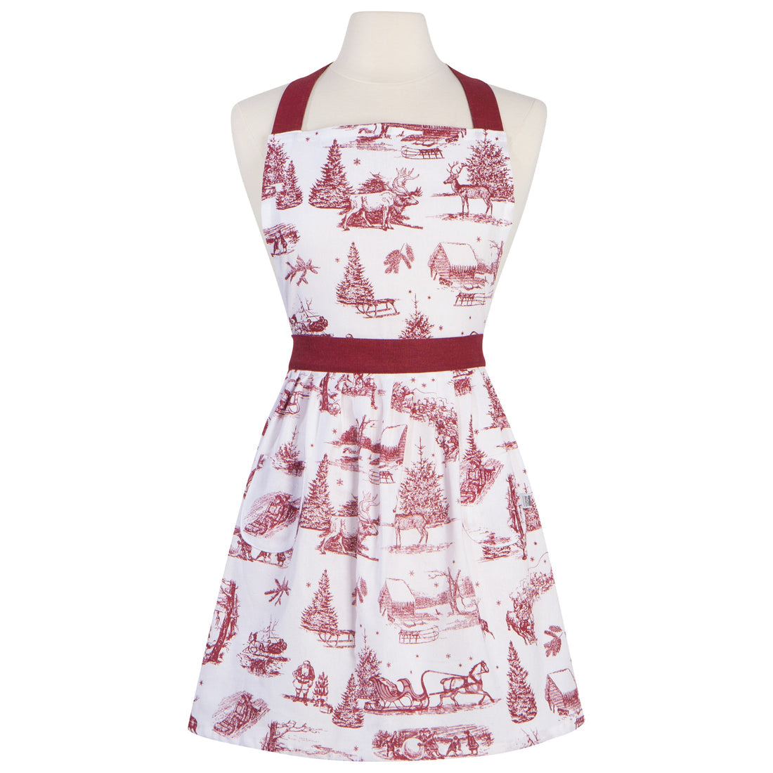 Winter Toile Classic Apron