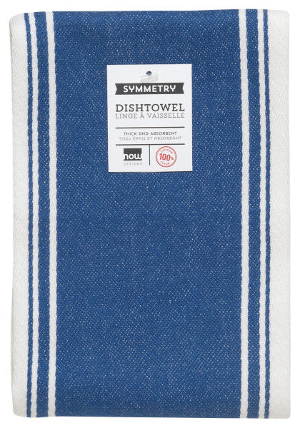 Symmetry Royal Blue Dishtowel