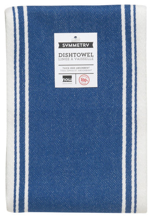 Symmetry Royal Blue Dishtowel